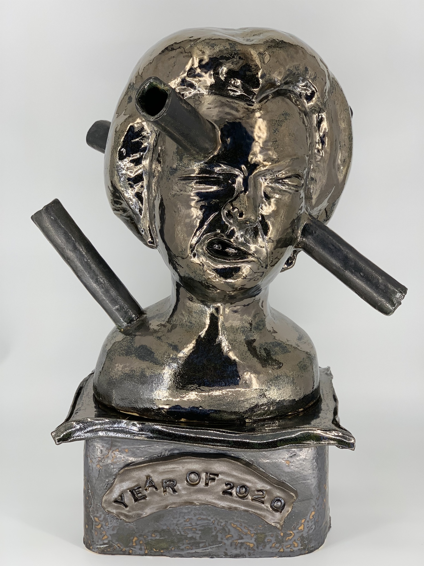 Pascual Arriaga Coil and Slab Ceramic Sculpture
